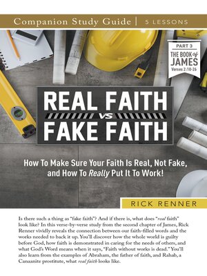 cover image of Real Faith vs. Fake Faith Study Guide